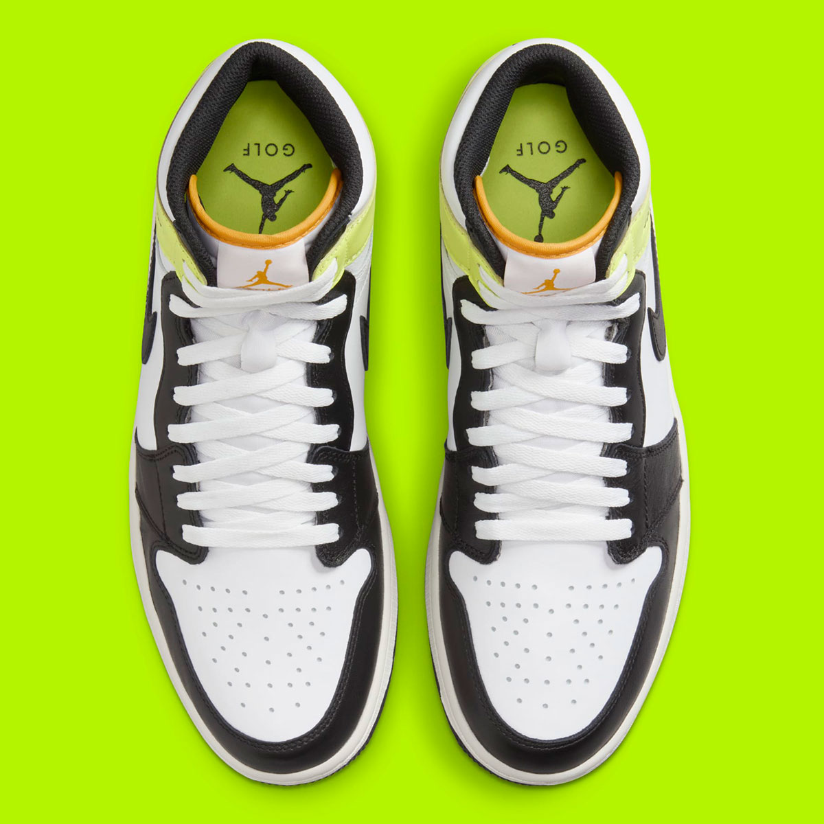 Jordan Grey Brand will reissue the "Powder Blue" Air High Golf Black White Volt University Gold Dq0660 105 6