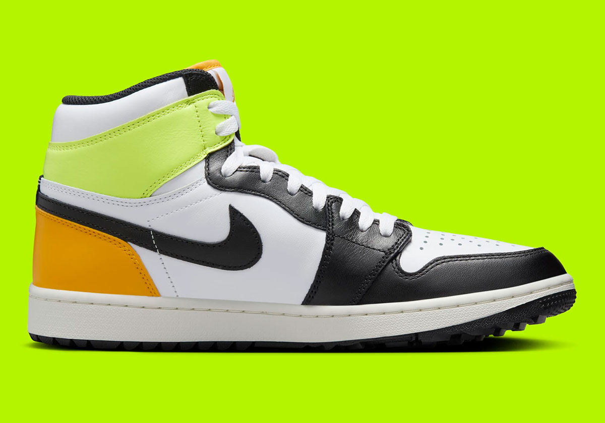 Jordan Grey Brand will reissue the "Powder Blue" Air High Golf Black White Volt University Gold Dq0660 105 7