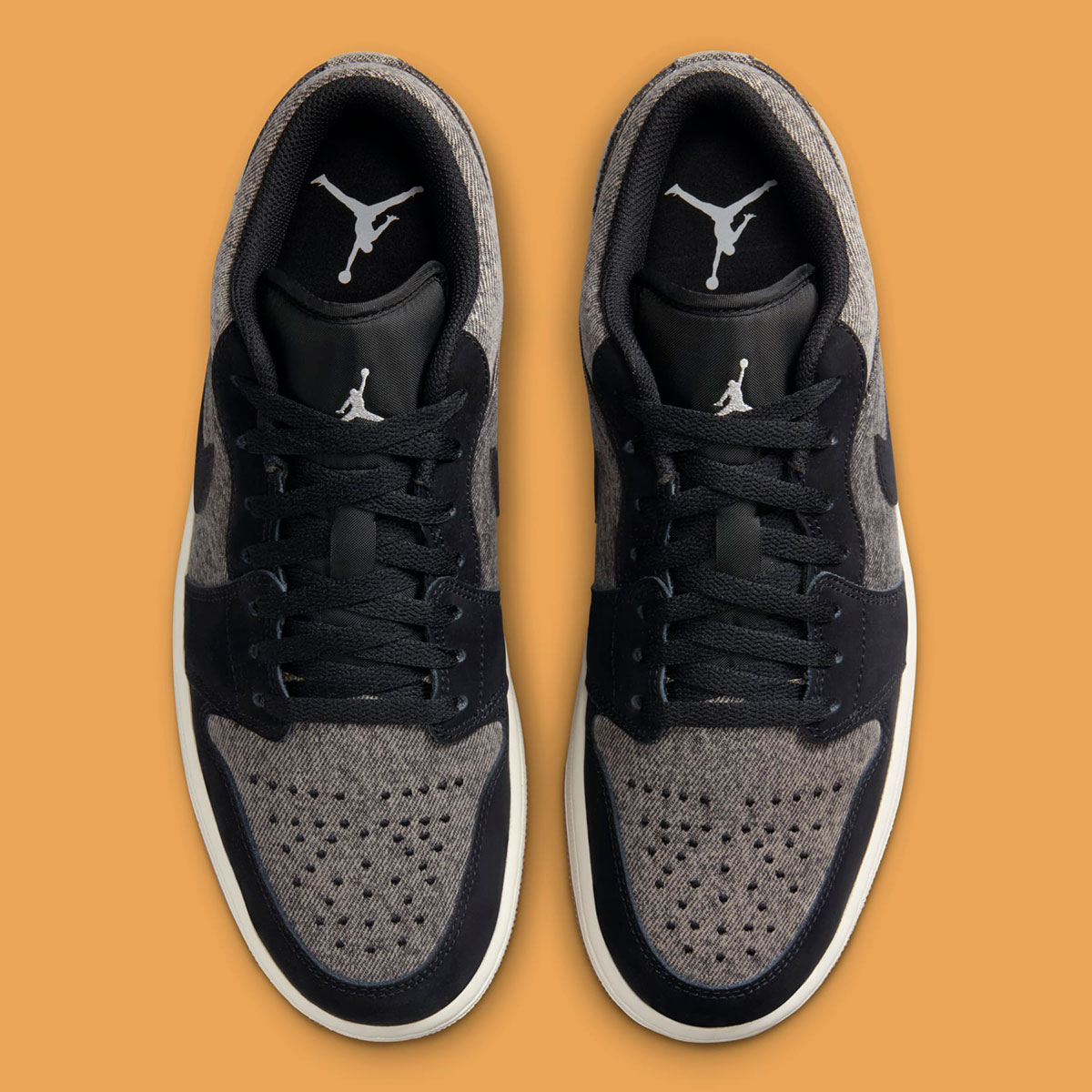 Air Jordan 1 Low Black Denim Gum 4