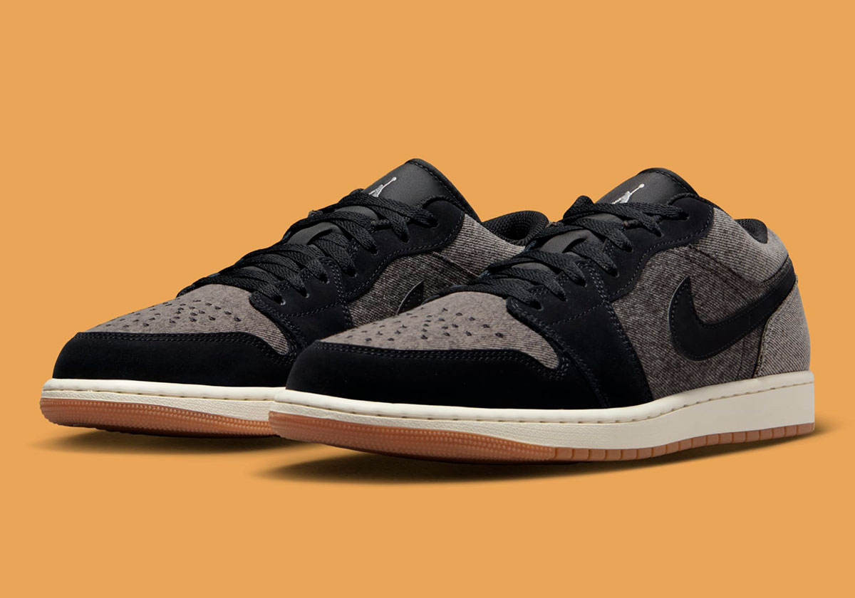 Air Jordan 1 Low Black Denim HJ4360 001 SneakerNews