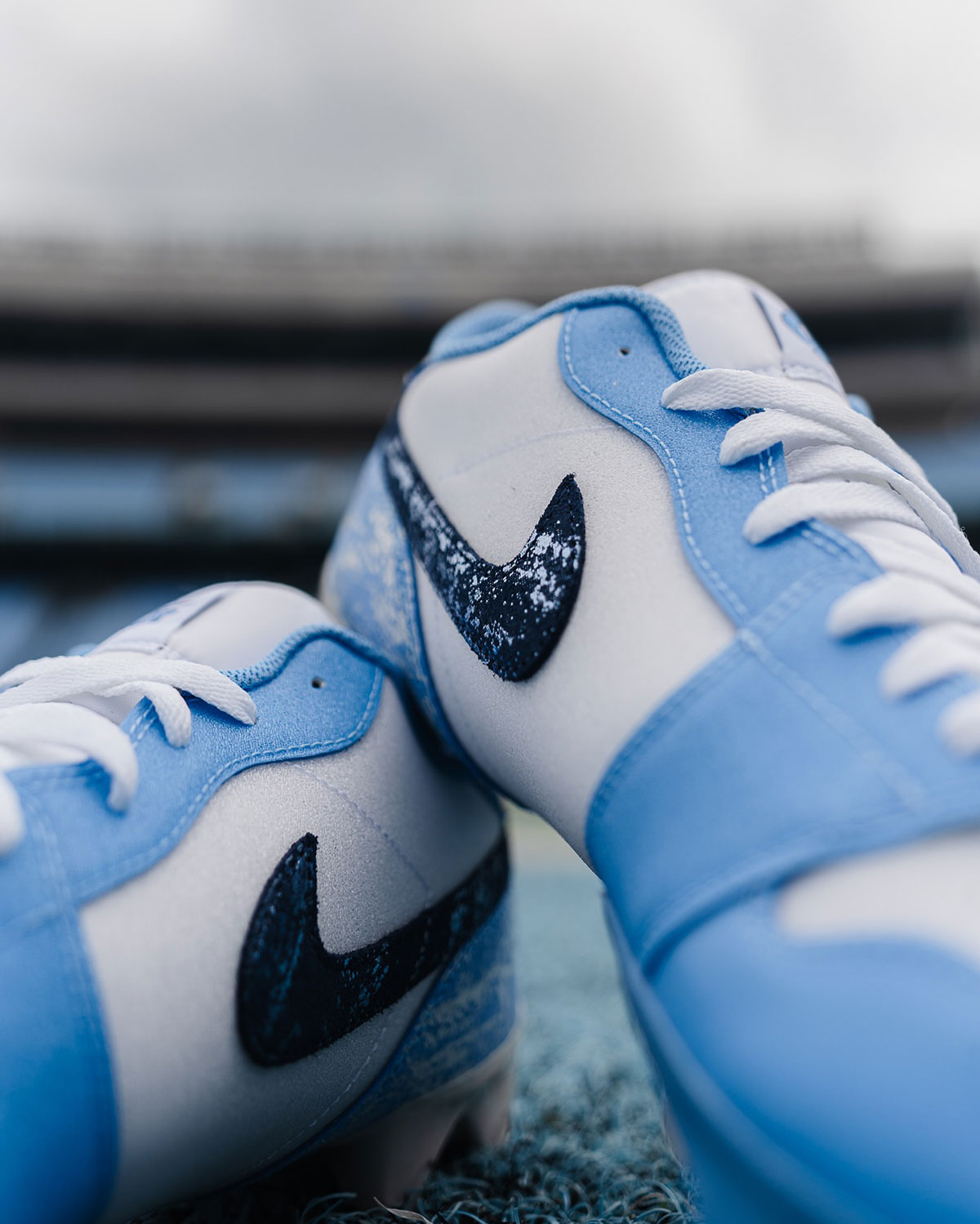 Air Jordan 1 Low Cleat Unc Football Pe 2