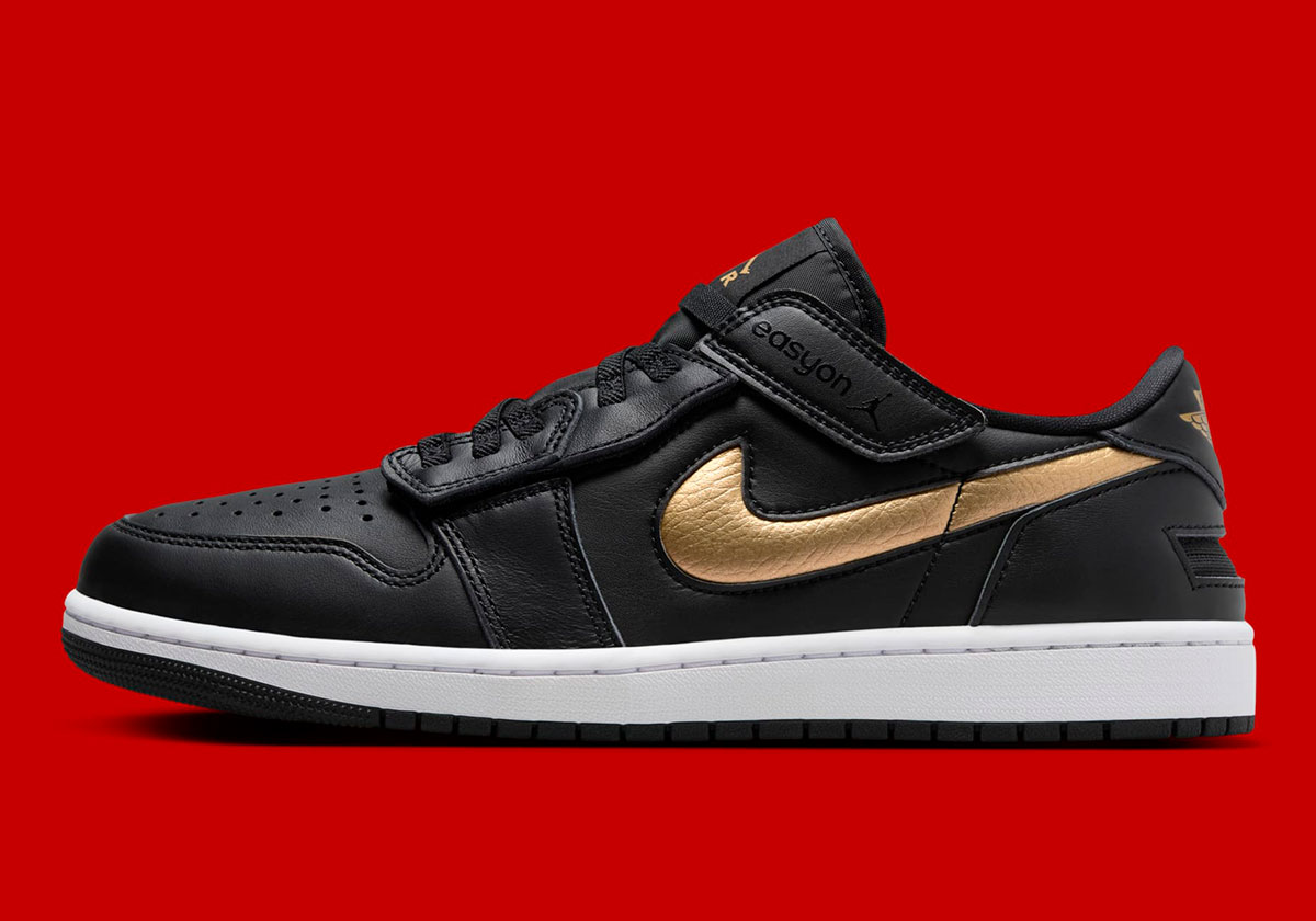 Air Jordan 1 Low Easyon Black Metallic Gold Dm1206 071 2