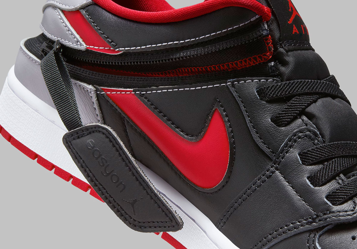 The Air Jordan 1 Low EasyOn Sports More "Black Cement" Makeup