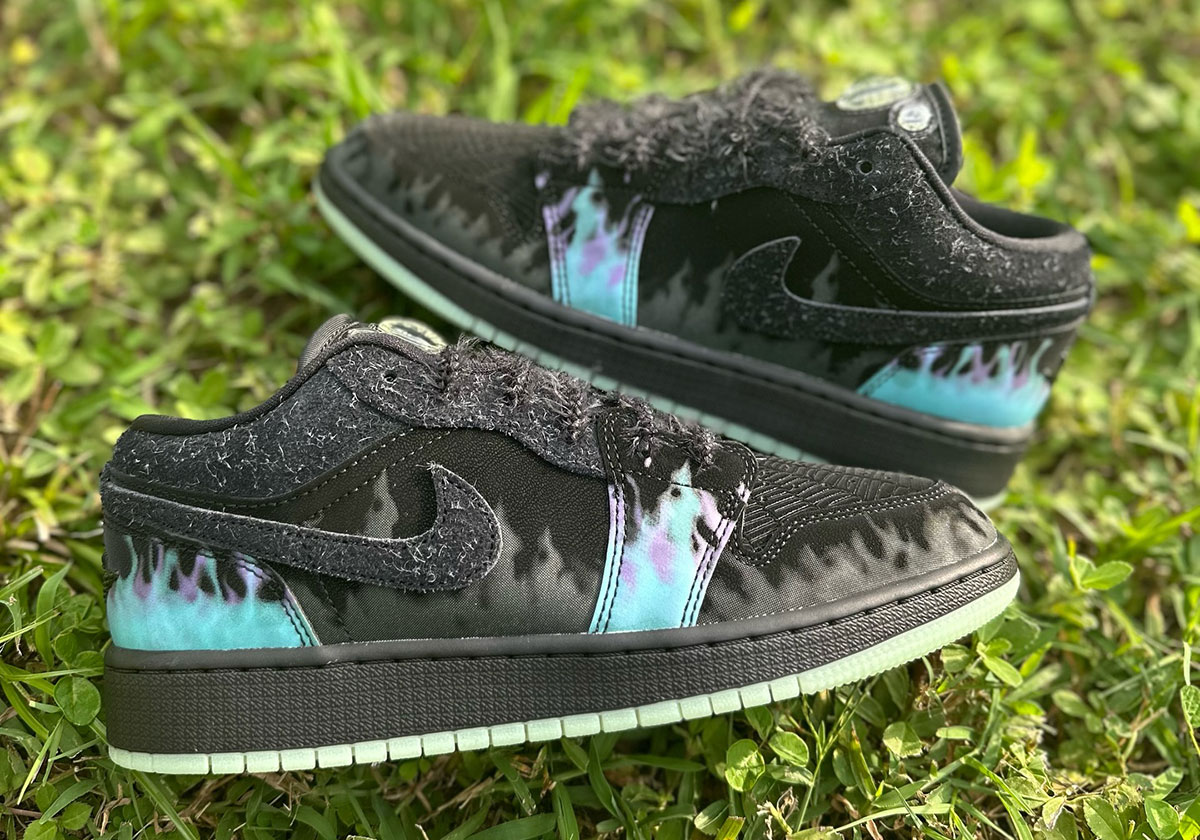 The Air Jordan 1 Low "Black Cat" For Halloween Is A Kids Exclusive