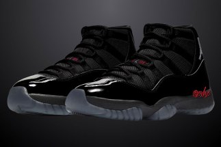 Air Jordan 11 In Black/Red/Grey Releasing In 2025