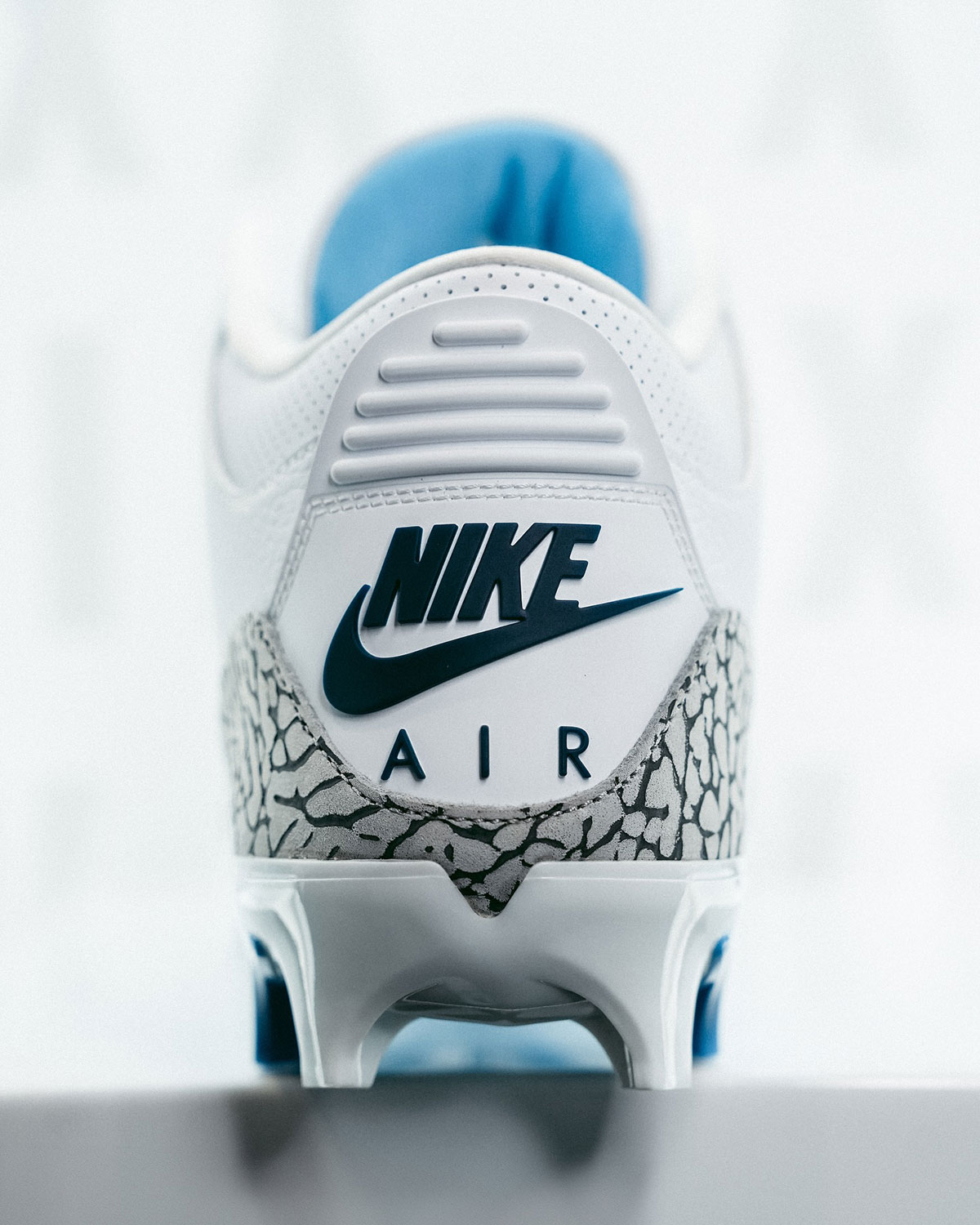 Air Jordan 3 Cleats Unc Football Pe 2