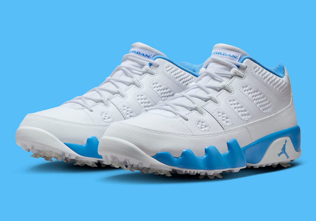 Air Jordan 9 Golf White University Blue FJ5934 101 SneakerNews