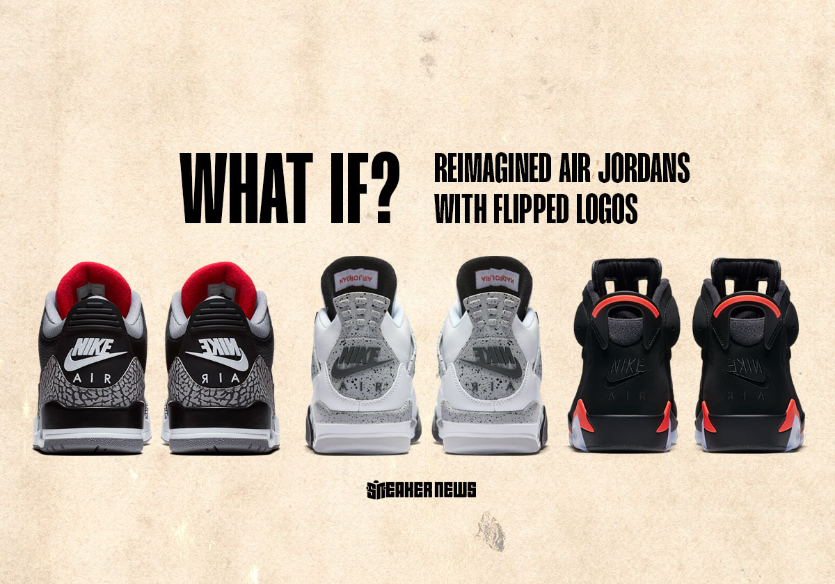 What If? Reimagining OG Air Jordans With Flipped Logos