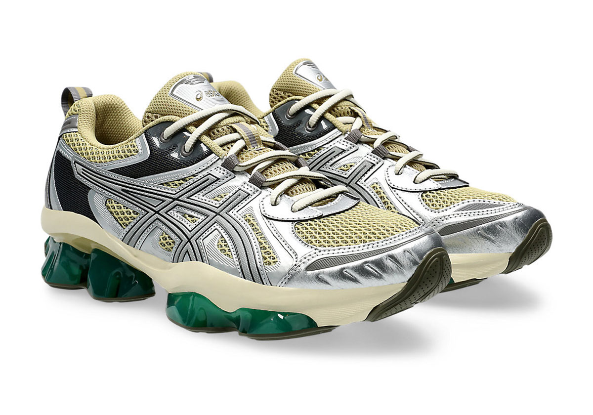 Asics Gel Quantum Kinetic Silver Green 1203a270 252 3