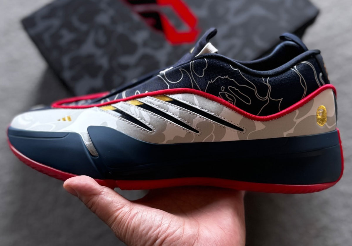 BAPE x adidas Dame 9 Revealed In Second Colorway