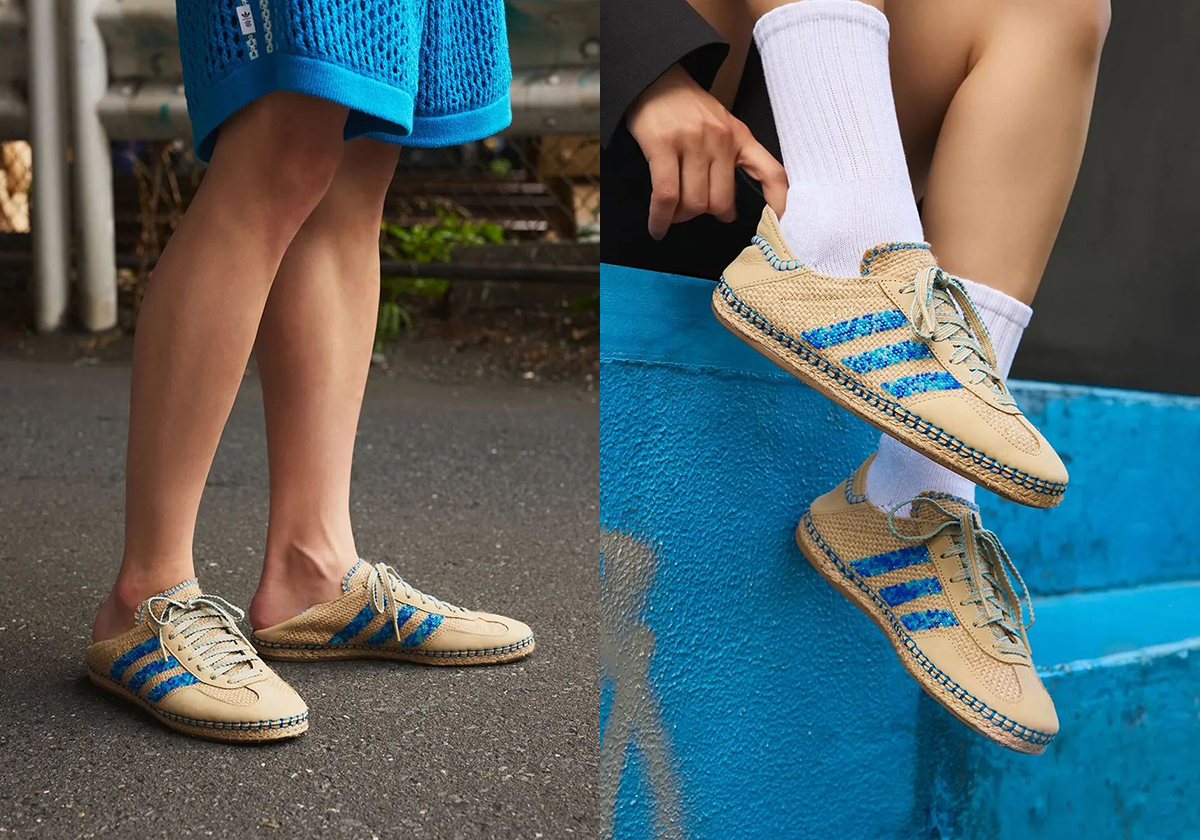 CLOT x adidas Gazelle In “Blue Bird” Shock Drop Release On August 16th (12PM ET)