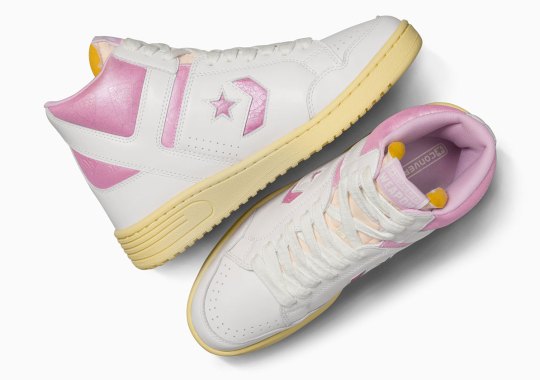 Shai Gilgeous-Alexander’s Converse Weapon Hi Features Cracked Pink Leather