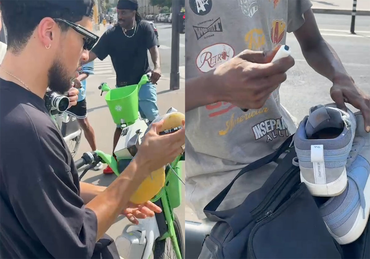 Devin Booker Is Giving Away Nike Book 1s All Over Paris On Instagram Live