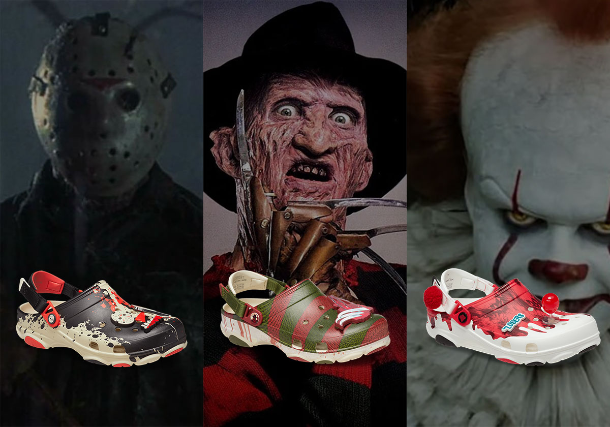 Crocs “zipper Pack” Features Freddy Krueger, Jason Voorhees, And Pennywise