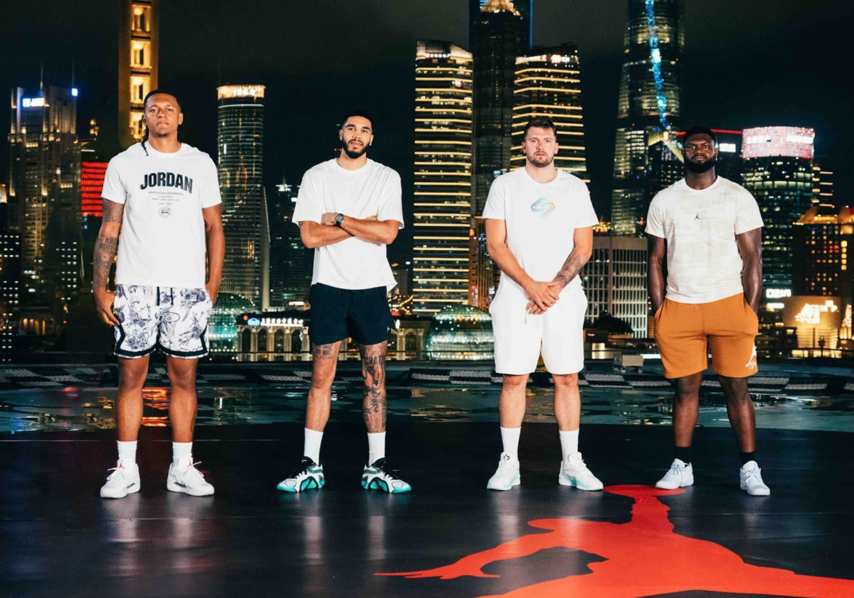 Jayson Tatum, Luka Doncic, And Jordan Athletes Head To China