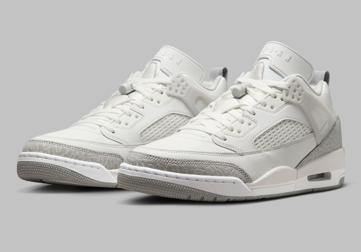 The Jordan Spiz'ike Low Gets Iced Out In "Summit White"