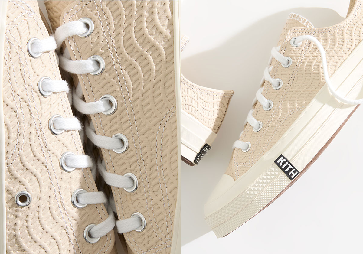 Kith Classics Converse Chuck 70 Monogram Beige 3