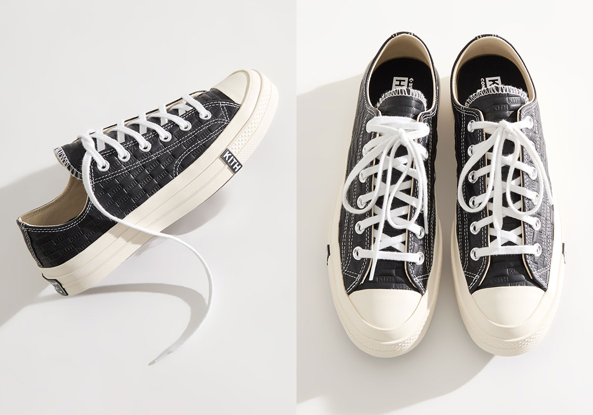 Kith Classics Converse Chuck 70 Monogram Black 2