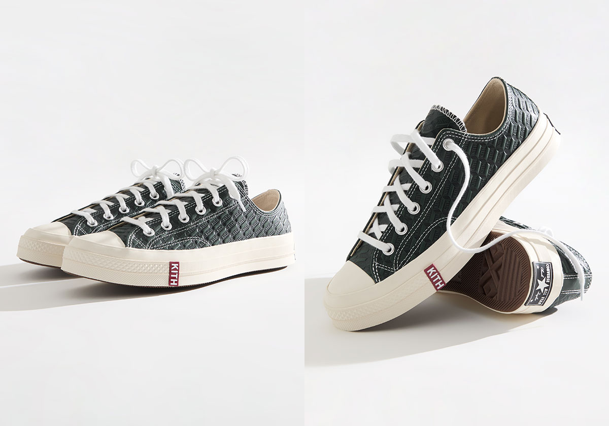 Kith Classics Converse Chuck 70 Monogram Green 1