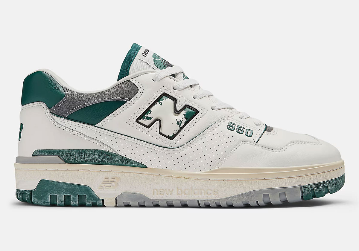 New Balance 550 Marsh Green Shadow Grey Sea Salt Bb550vtg 6