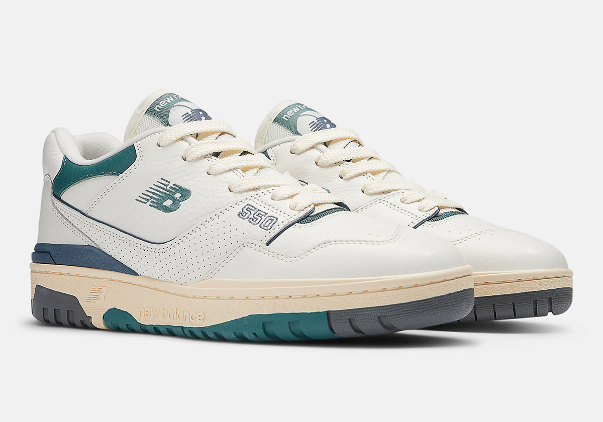 New Balance 550 Mini Logo Teal Bb550ptb 1