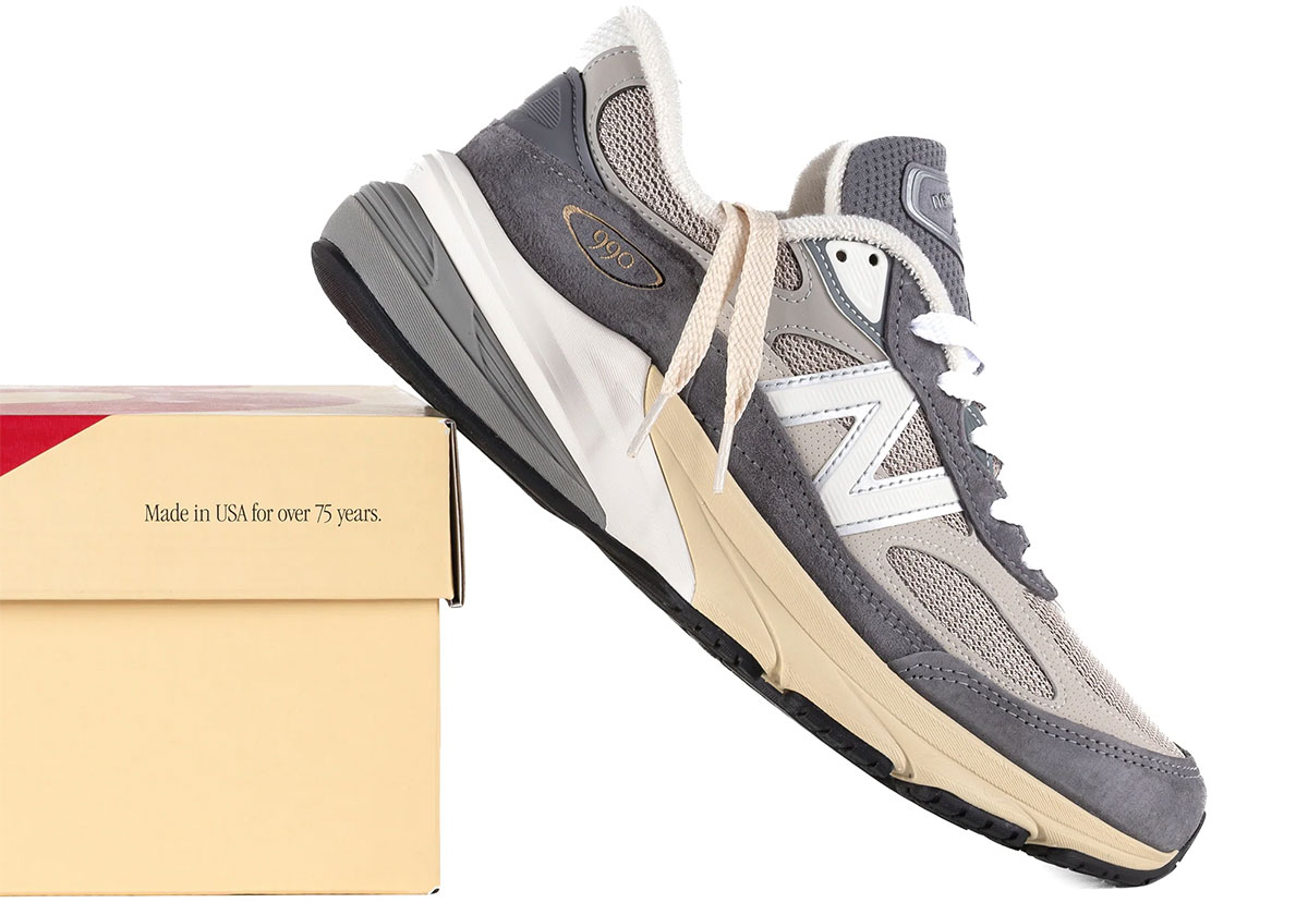 New Balance 990v6 Made In Usa Grey White U990gr6 6