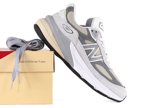 The New Balance 990v6 MADE in USA Embraces "Sea Salt" & "Grey"