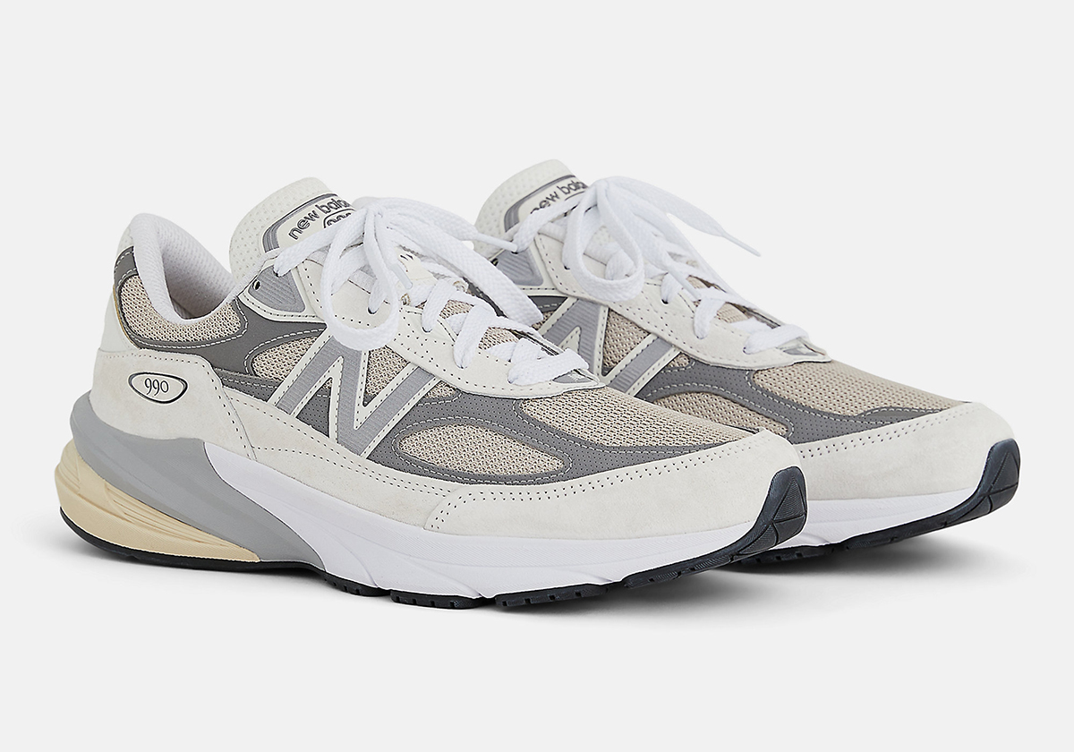 The New Balance 990v6 MADE in USA Embraces "Sea Salt" & "Grey"