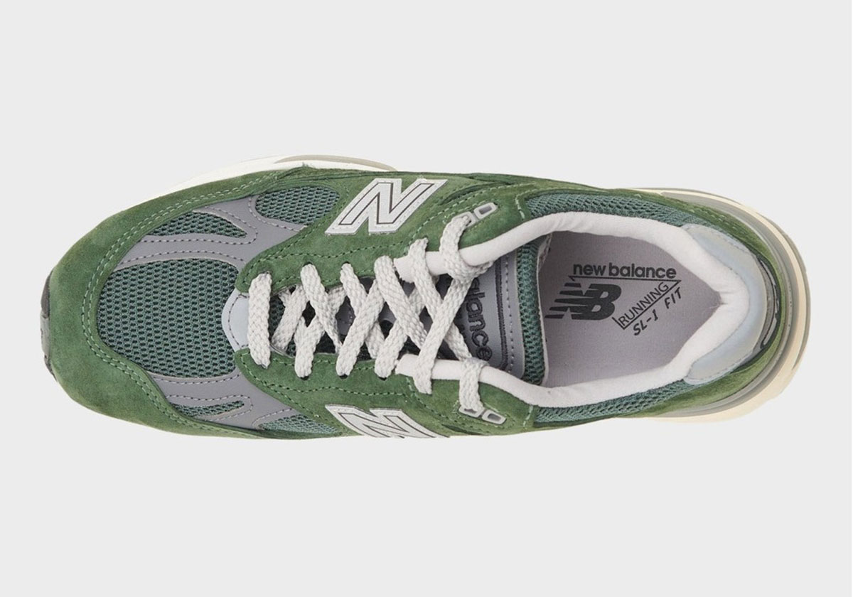 New Balance 991v2 Kombu Green U991gr2 3