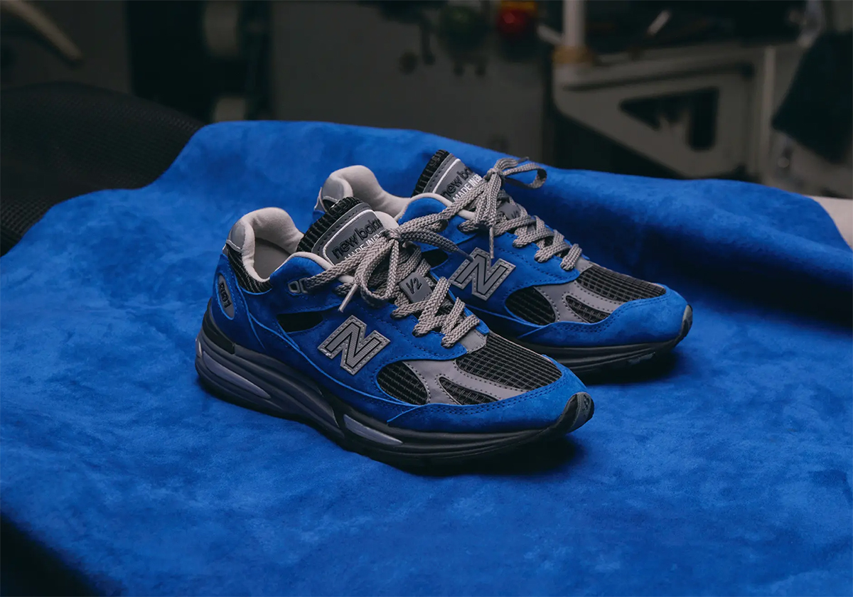 New Balance 991v2 Social Status Blue