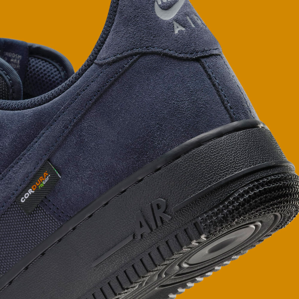 Nike Air Force 1 Low Cordura Dark Obsidian Black 3