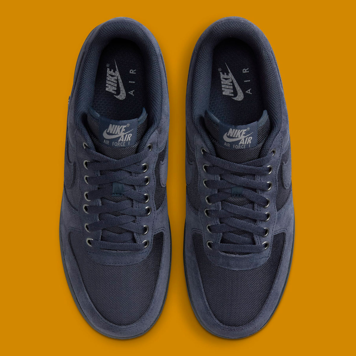 Nike Air Force 1 Low Cordura Dark Obsidian Black 4