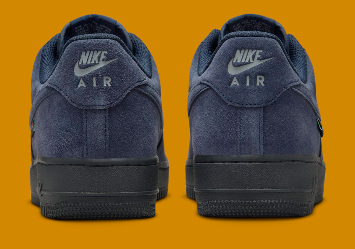 Nike Air Force 1 Low Cordura Dark Obsidian Black 6