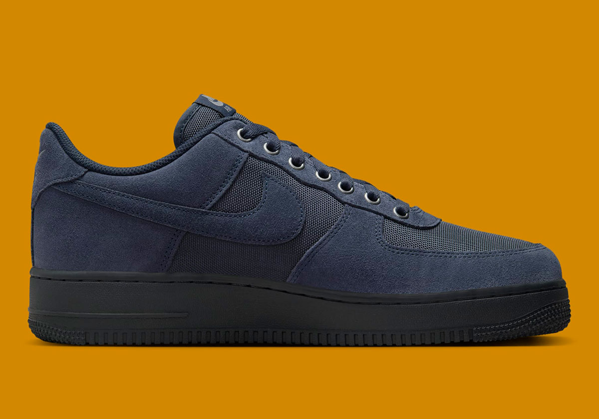 Nike Air Force 1 Low Cordura Dark Obsidian Black 7