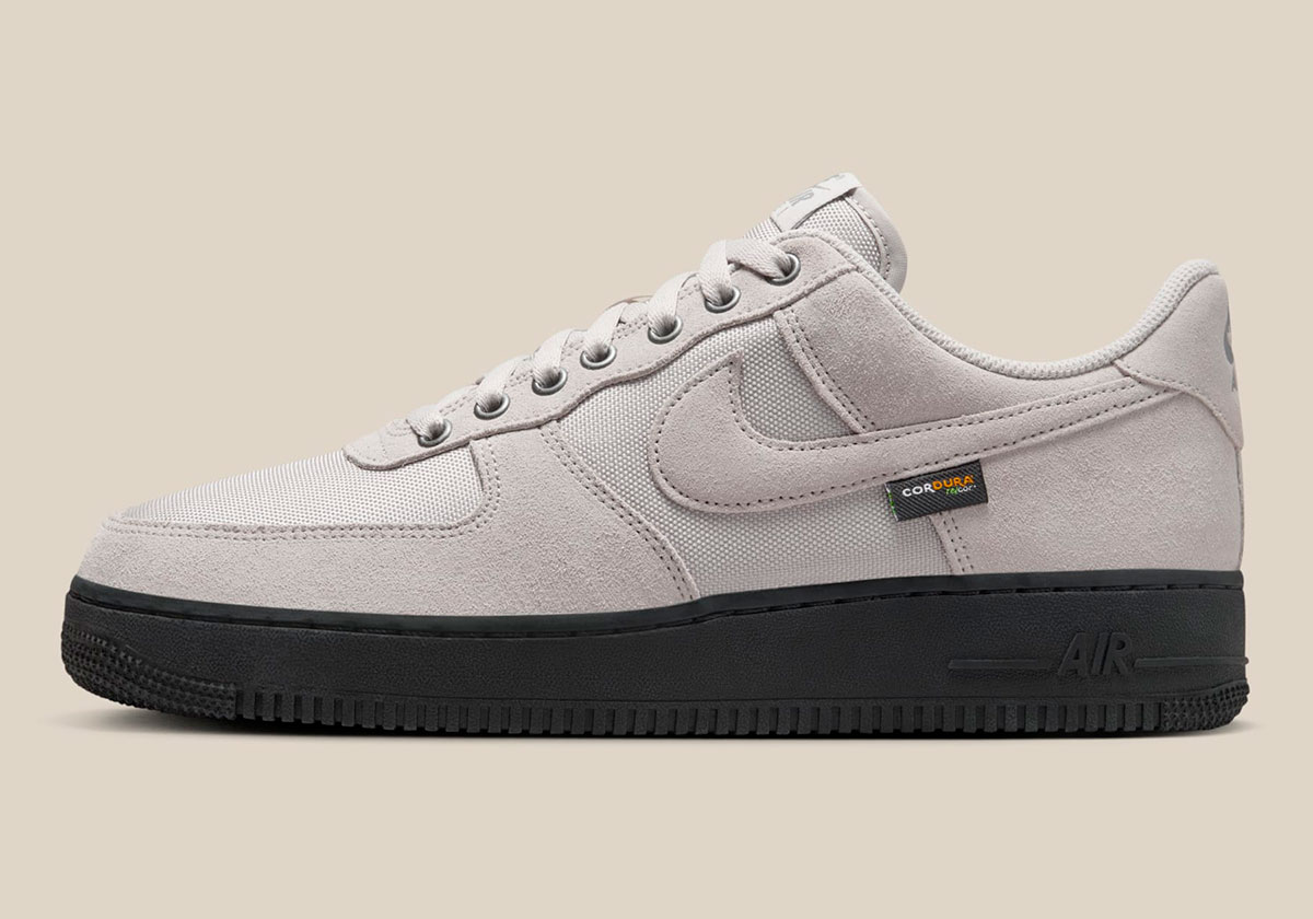 Nike Air Force 1 Low Cordura Light Iron Ore Black Smoke Grey 7