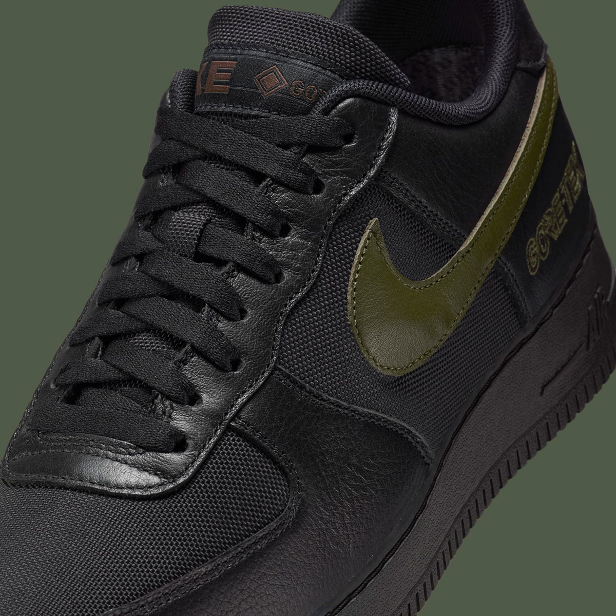 Nike Air Force 1 Low Gore Tex Black Sequoia 6