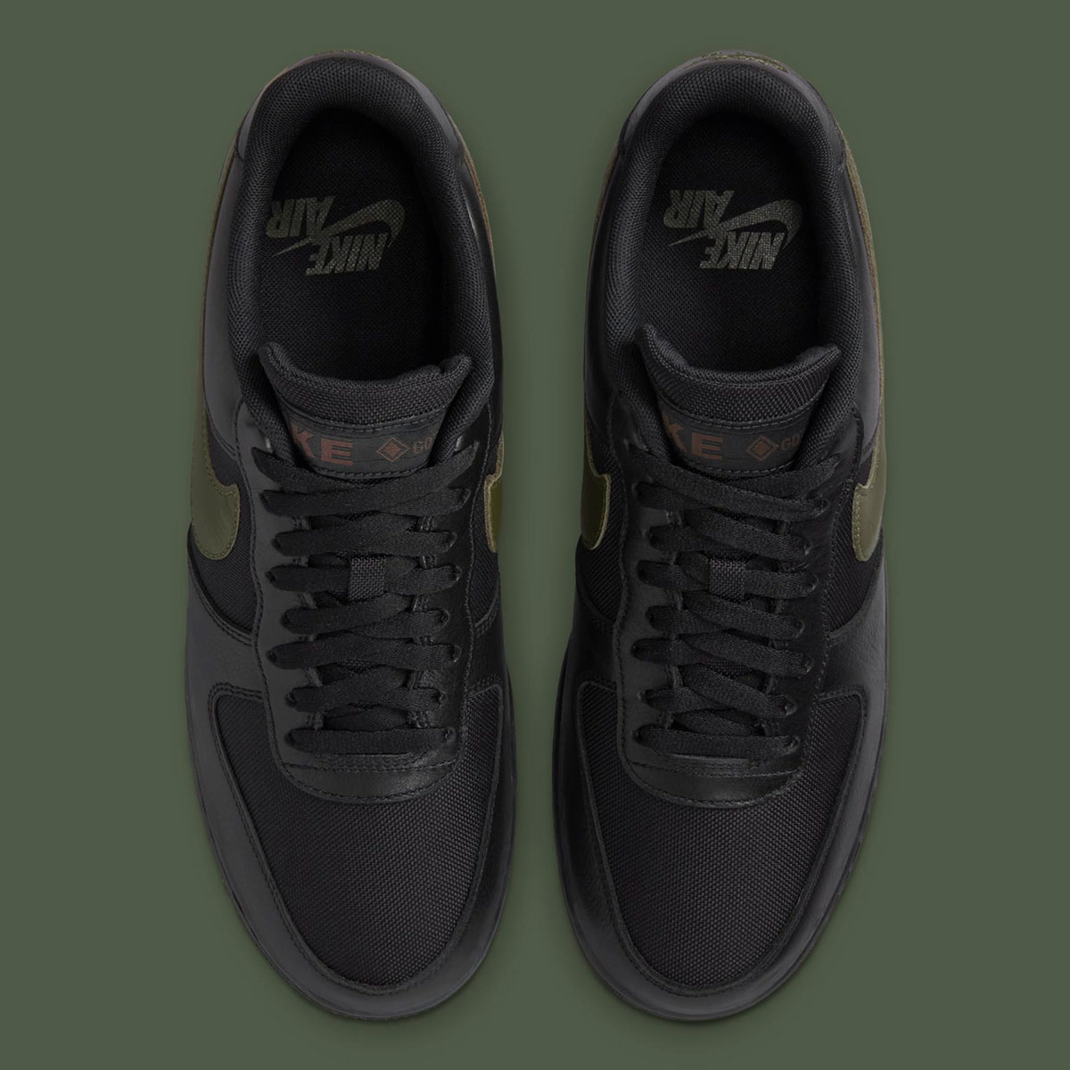 Nike Air Force 1 Low Gore Tex Black Sequoia 7