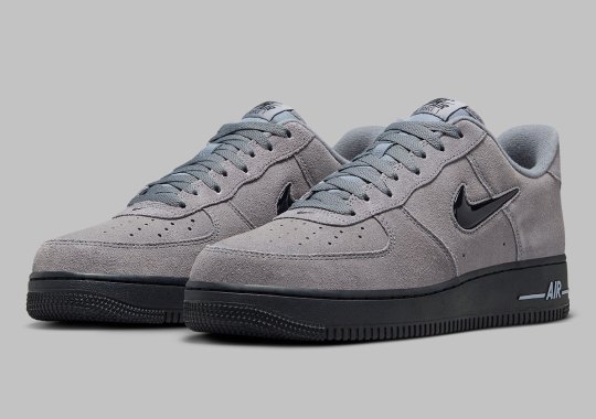 The Nike Air Force 1 Jewel “Cool Grey” Embraces Split Color Blocking