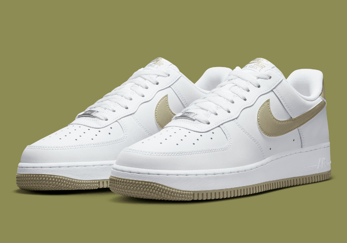 Nike Air Force 1 Low White Neutral Olive Fj4146 110 7