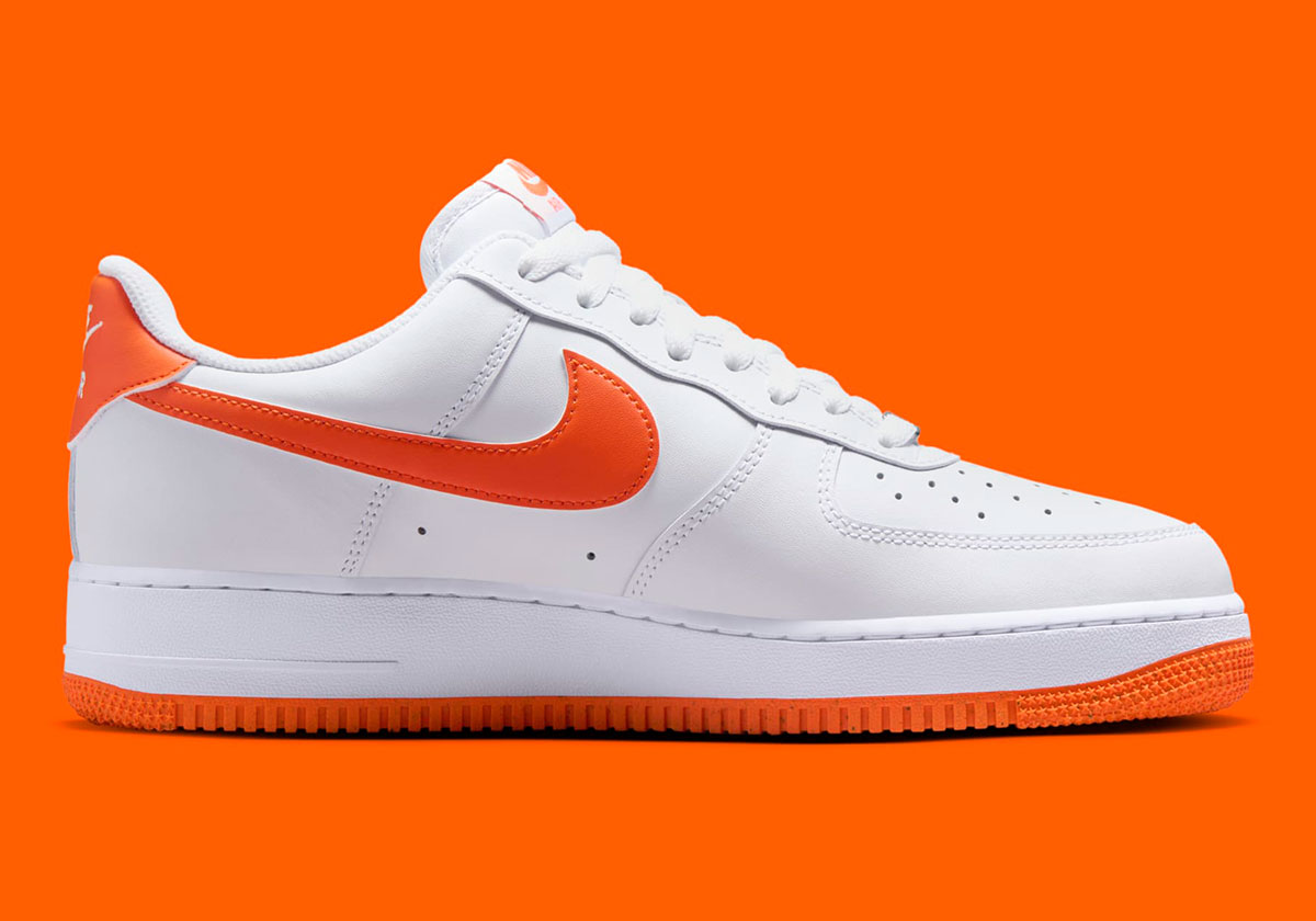 nike dyn air force 1 low white safety orange FJ4146 109 6