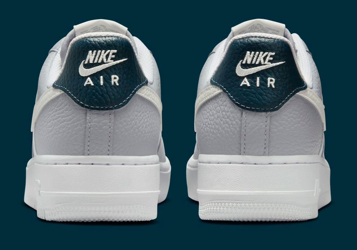 Nike Air Force 1 Low Wolf Grey Sail White Armory Navy 5