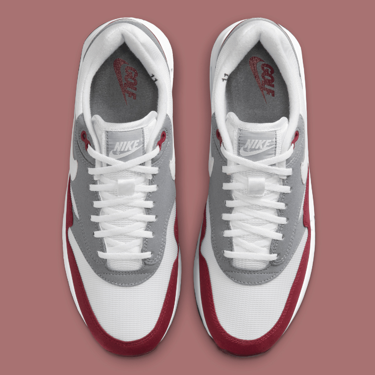 Nike Air Max 1 Golf Team Red White Dv1403 600 2