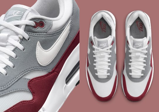 The Nike Air Max 1 Golf "Team Red" Borders Original Color Blocking