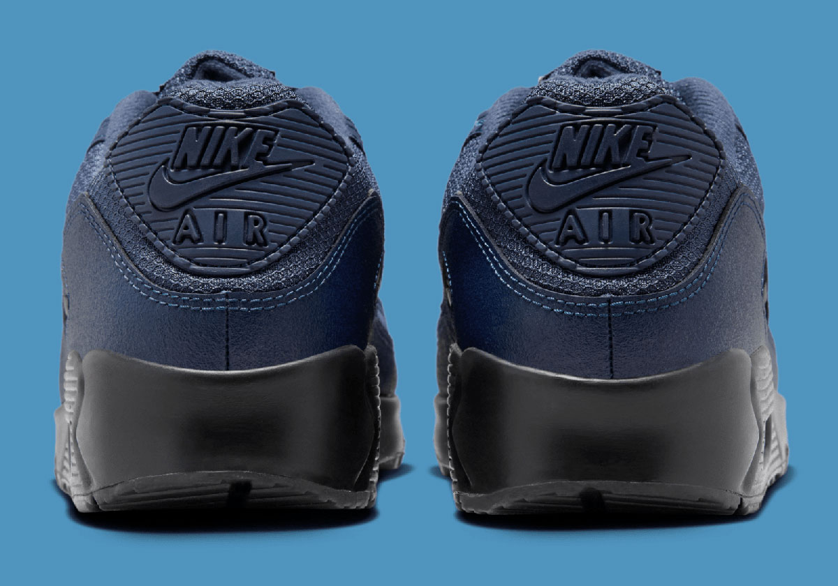 nike air max 90 midnight navy black 8