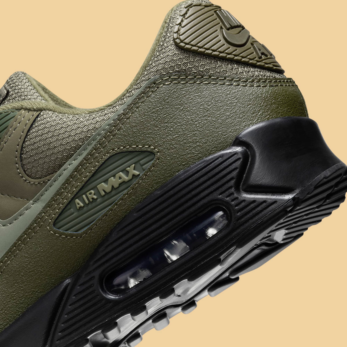 mens nike air max 90 olive green