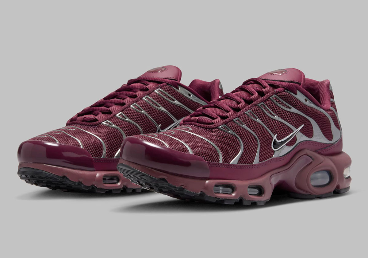 Chromatic Overlays Wrap The Nike Air Max Plus “Burgundy”