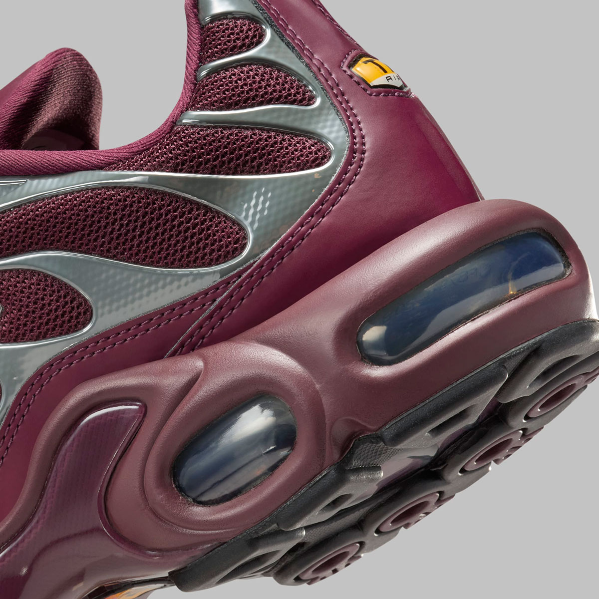 Nike Air Max Plus Burgundy Silver 6