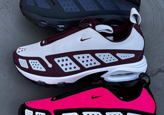 The nike mid Air Max Sunder Is Releasing In White/Burgundy