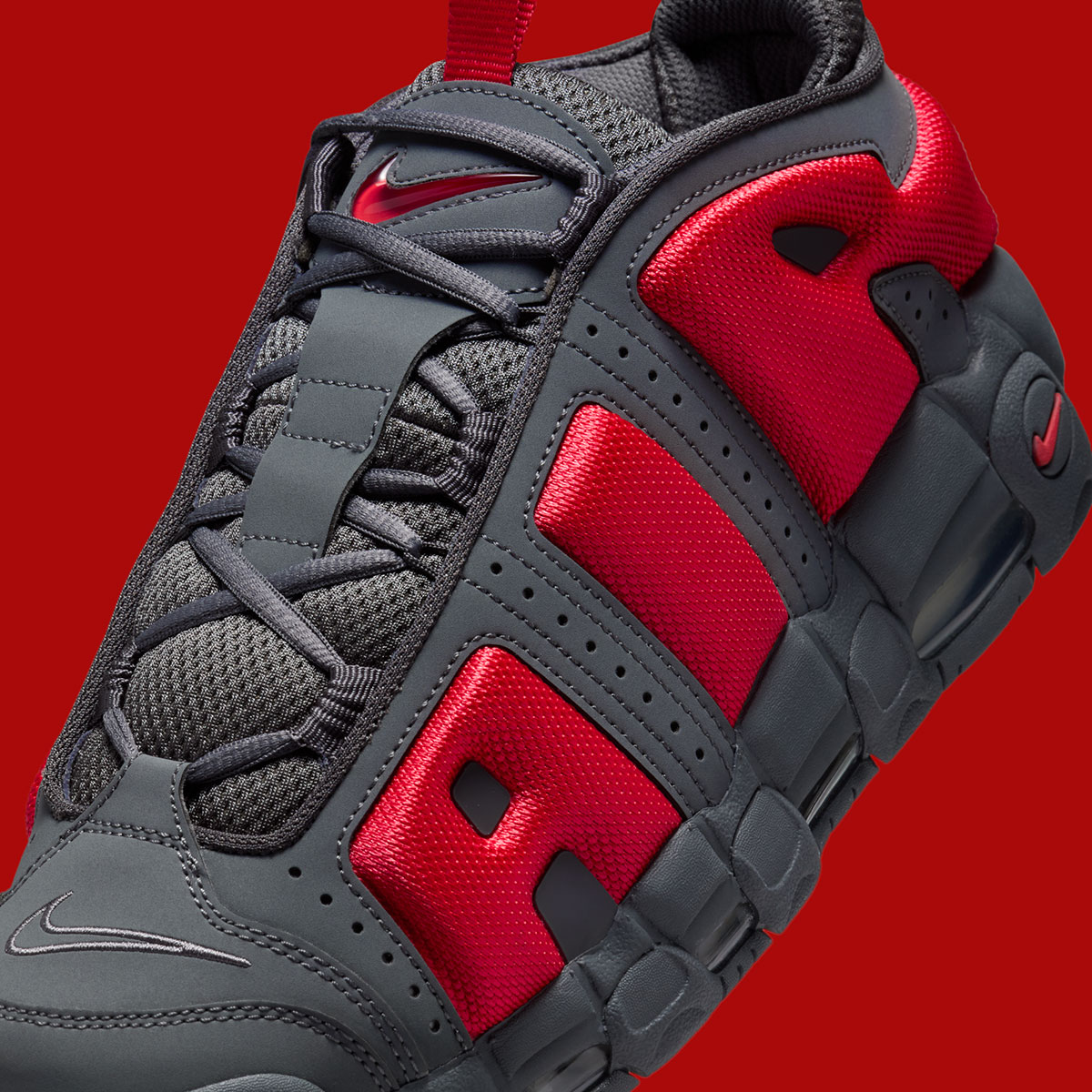 Nike Air More Uptempo Low Dark Grey Light Crimson Fz3055 002 8