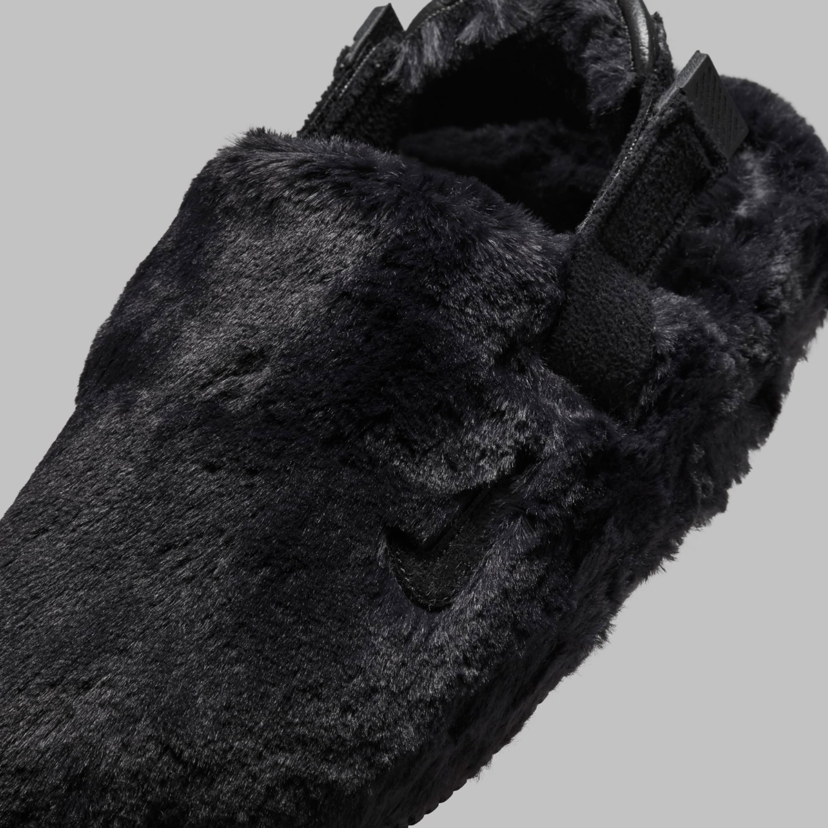 Nike Calm Mule Furry Black 8